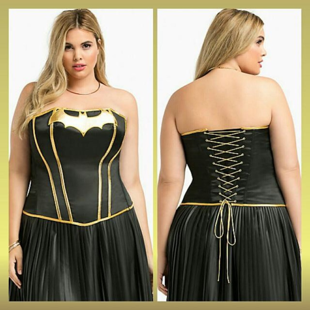 Torrid Batman Cosplay Corset Bustier Plus Size 0